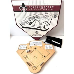 Across The Board Baseball Game Handcrafted Wood Heirloom Entertainment‎ USA